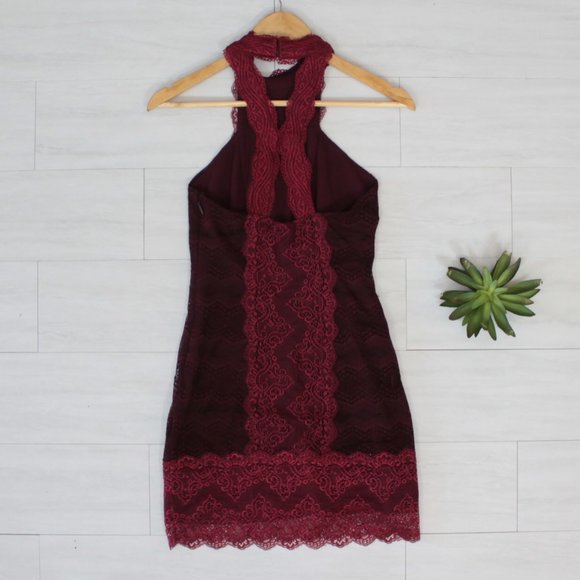 Free People Natasha Lace Mini Dress - Picture 6 of 9